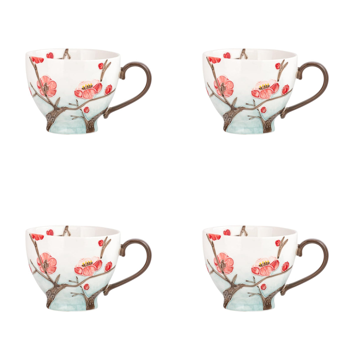 10 Strawberry Street Cherry Blossom / Large / Chic Mug Sets