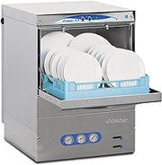 Eurodib Deluxe High-Temp Rack Undercounter Dishwasher by Lamber – 4.8 gallons, Stainless Steel, Silver, Model DSP4DPS