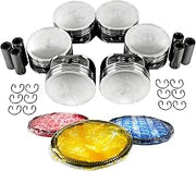 MA-5741124137-2 Pistons w/Rings Compatible With/For 97-05 Cadillac 3.0L V6 DOHC 24v