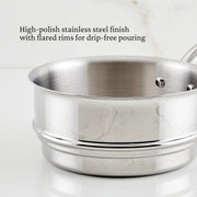 Provisions, 3-Quart Stainless Steel Steamer Insert by Hestan – Steamer Insert, 3 quarts, Stainless Steel, Model 71047