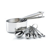 Measuring Cup & Spoon Set SS by Cuisipro – Medium, 0.24 liters_per_day, Stainless Steel, Model 747143