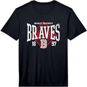Bradley University Braves Heritage Block Letter Performance T-Shirt