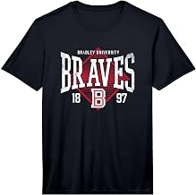 Bradley University Braves Heritage Block Letter Performance T-Shirt