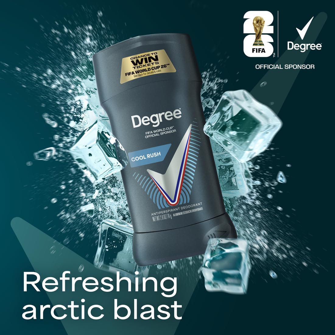 Unilever Men Antiperspirant Deodorant by Degree – 2.7 Ounce (Pack of 1), Model PPAX1413155