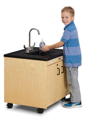 Clean Hands Helper by Jonti-Craft – 26", Plastic, Natural wood, Model 1370JC