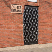 Folding Door Gate by Illinois Engineered Products – Alloy Steel, Gray, Model D49