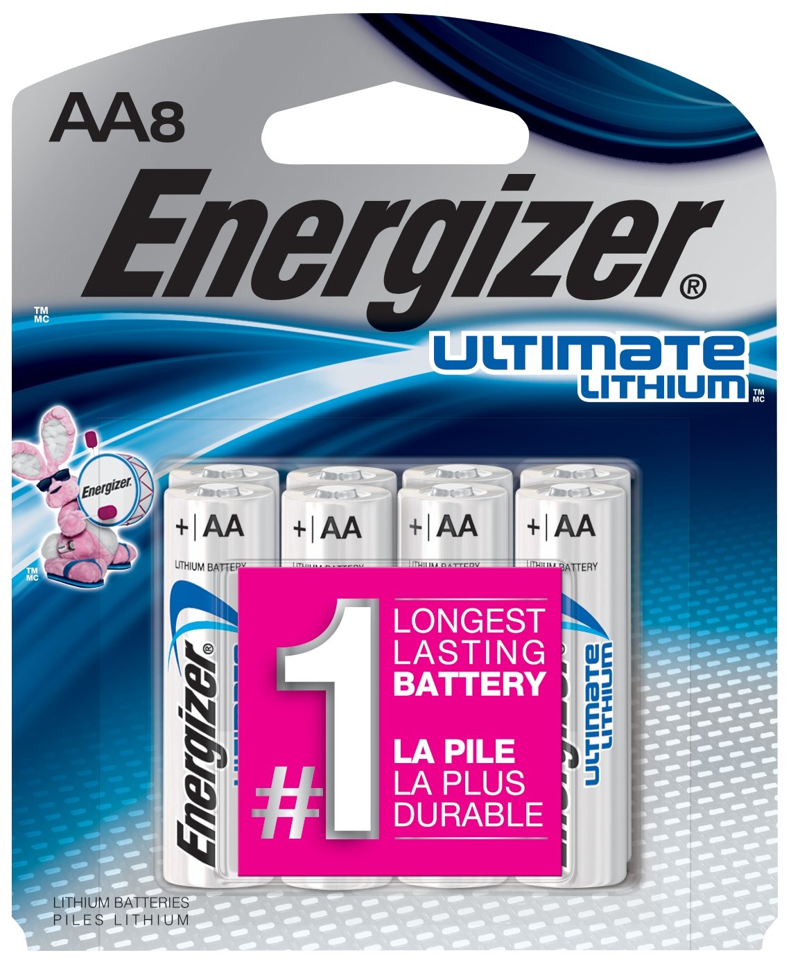 Energizer No Color / 1 / 8 Count (Pack of 1) AA