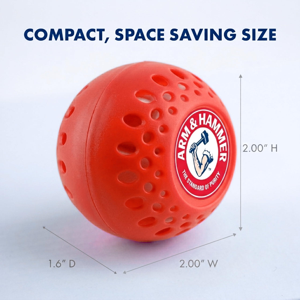 OdorBusterz® Odor Eliminator Balls by ARM & HAMMER – Red, Pack of 3, Model 48307