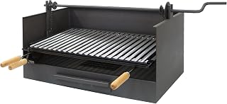 IMEX EL ZORRO 71517-tiroir BBQ with Elevator and Stainless Steel Grille