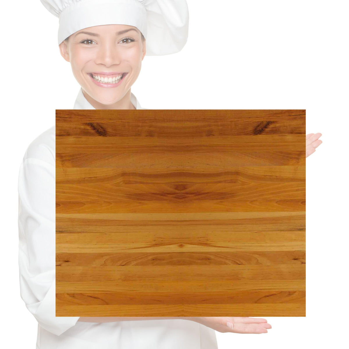 Cash & Carry Butcher Cutting Board by Tablecraft – 7.1"L x 12.1"W, Wood, Light Wood, Model CBW1218175