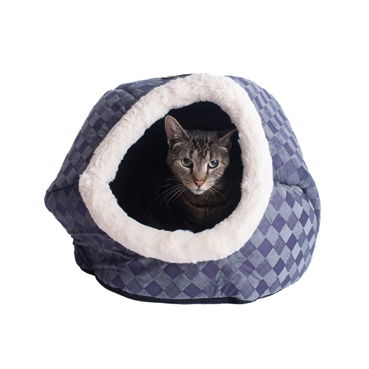 Cat Bed by Armarkat – One Size, fabric, blue, Model C44
