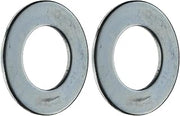 Kohler Faucet Washers (Pack of 2), Stainless Steel, Flat, 1.39 inches ID x 2.50 inches OD, Vikrell Swirl