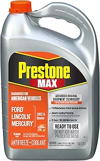 Prestone MAX Orange 50/50 Antifreeze Automotive Coolant, Pack of One