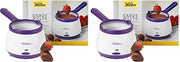 Wilton Candy Melts Candy Melting Pot - Melt Station for Chocolate & Fondue - Features Dishwasher-Safe Insert & Easy-Pour Spout - Fits on a Tabletop - 2.5-Cup Capacity (Pack of 2)