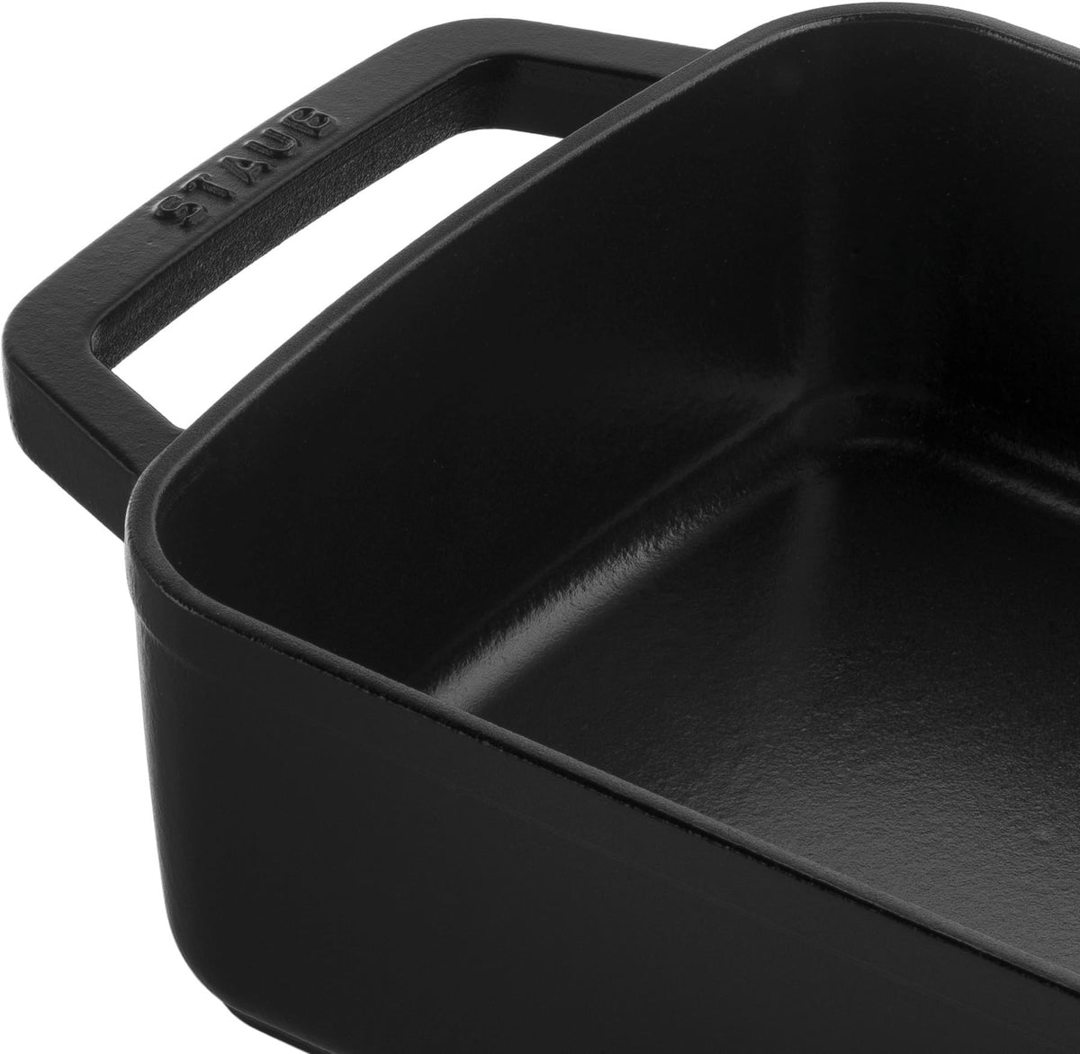 Cast Iron Oven Dish by STAUB – 38 x 20 x 7 cm, 3.15 liters, Cast Iron, Black, Model 40510-323-0