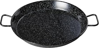 Winco 23 5/8" Carbon Steel Paella Pan Enameled