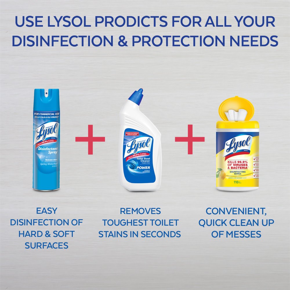 Lysol Clear / Crisp Linen / 19 Ounce (Pack of 1) All-Purpose Cleaners