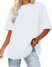 Womens Oversized T Shirts Loose Fit Graphic Tees Casual Summer Tops