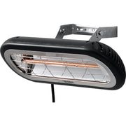 Infrared Patio Heater by Global Industrial – Aluminum, Black, Model MINI