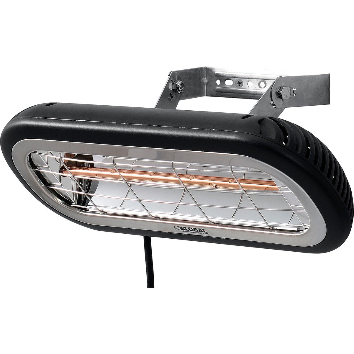 Infrared Patio Heater by Global Industrial – Aluminum, Black, Model MINI