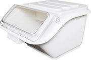 Thunder Group 2 gallon/40 cup shelf ingredient bin, 11 3/4" x 14 1/2" x 8 5/8", polypropylene, white, comes in each