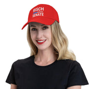 Risch Senate Hat Jim Risch 2026 Idaho hat Baseball Cap Unisex by generic – One Size, Black 03, Model Hat-Gray-48