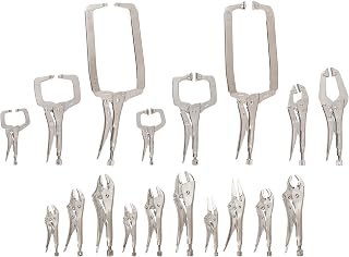 TEKTON Locking Pliers and Clamps Set, 18-Piece| PLK90005