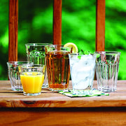 Picardie 18 Piece Clear Tempered Glass Drinkware and Tumbler Cup Set for Wine by Duralex – 17 Ounces, 17 fluid_ounces, Tempered Glass, Clear, Model CC 1/18