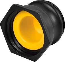 Global Industrial Polypropylene S60x6 Female Buttress x 2" Part A Camlock 'Stubby' Adapter