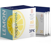 20-Count Lemon Scented 5.3 Gal Trash Bags by happimess – 60 Count (Pack of 1), 5.3 gallons, Medium Density Polyethylene, White (Lemon Scented), Model HPM3100B-WHITE