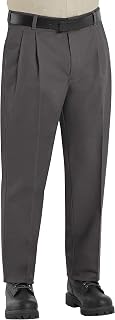 Red Kap Men's Executive Double Pleated Twill Work Slacks