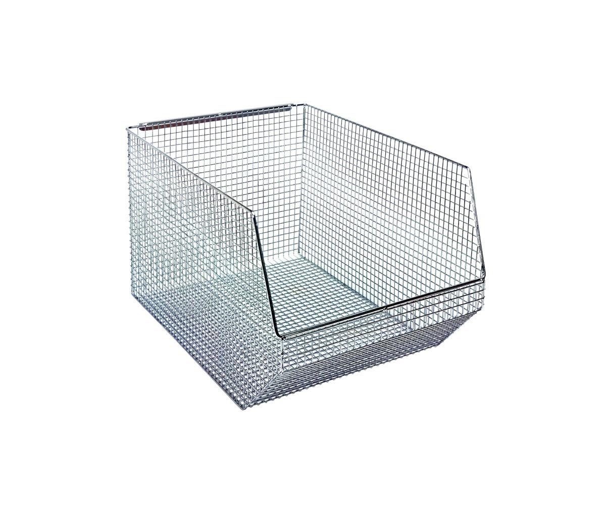 QUANTUM STORAGE SYSTEMS 18-1/2" x 11" x 10-1/8" / Chrome / Chrome Carbon Steel Storage Racks