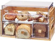 Cal-Mil 3624-60 Bread Display, 13.125" Height, 20.125" Width, 12.75" Length, Bamboo