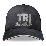 Performance Adjustable Trucker Hat for Men and Women by Headsweats – Polyester, Black/Grey, Model 7755