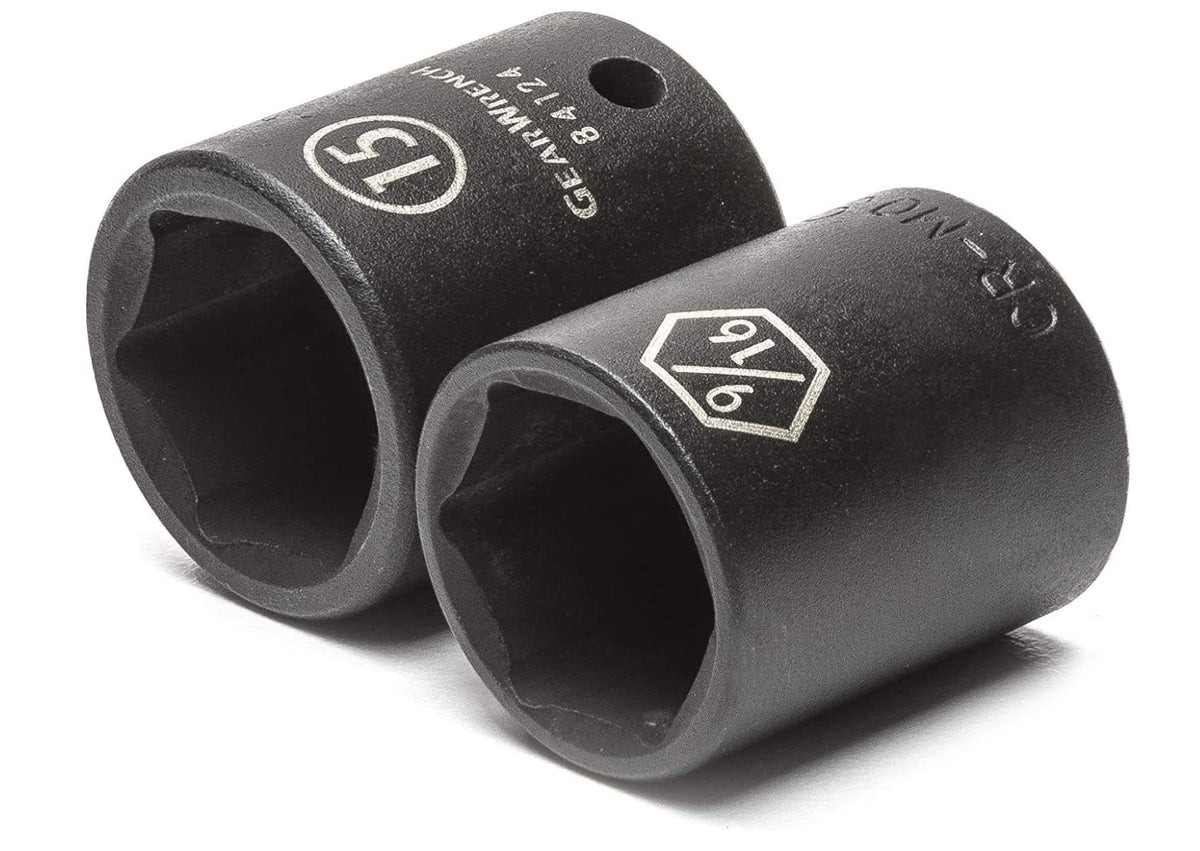 209 Piece SAE/Metric Std/Deep Master Impact Socket Set by GEARWRENCH – 1/4", 3/8", & 1/2" Drive, Chrome Molybdenum Steel, Manganese Phosphate, Model 89072