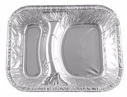 Hamburger Container Tray Disposable School Feeding Pan (pack of 25) by Handi-Foil – Aluminum, Model 4101-30-1000