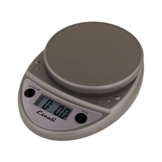"Escali Primo Digital Kitchen Scale – Digital Food Scale Grams and Ounces for Cooking by San Jamar – 11 Pound Capacity, 0.0 ounces, Plastic, Metallic, Model SCDG11M
