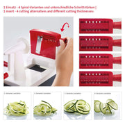 Vegetable Cutter by Westmark – Stainless Steel, Grey/White/Red, Model 97132260