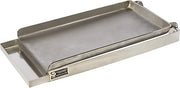 Master Chef 7 Gauge Steel Commercial Two Burner Griddle with Removable Grease Tray