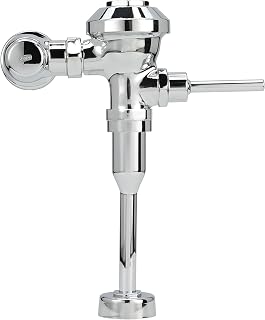 Zurn Z6003-EWS-YB-YC Aquaflush Exposed Manual Diaphragm Flush Valve with 0.5 GPF, Sweat Solder Kit, and Cast Wall Flange in Chrome