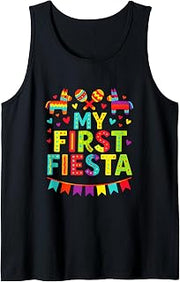 My First Fiesta - Mexican Birthday Party Tank Top