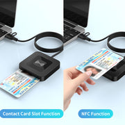 Smart Card Reader Military by Aiyingmei – Black, Model cac nfc