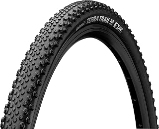 Continental Terra Trail - Black - Tubeless Gravel Bike Tire | Fast Rolling with Confident Cornering Control - E25 Ebike Rated -