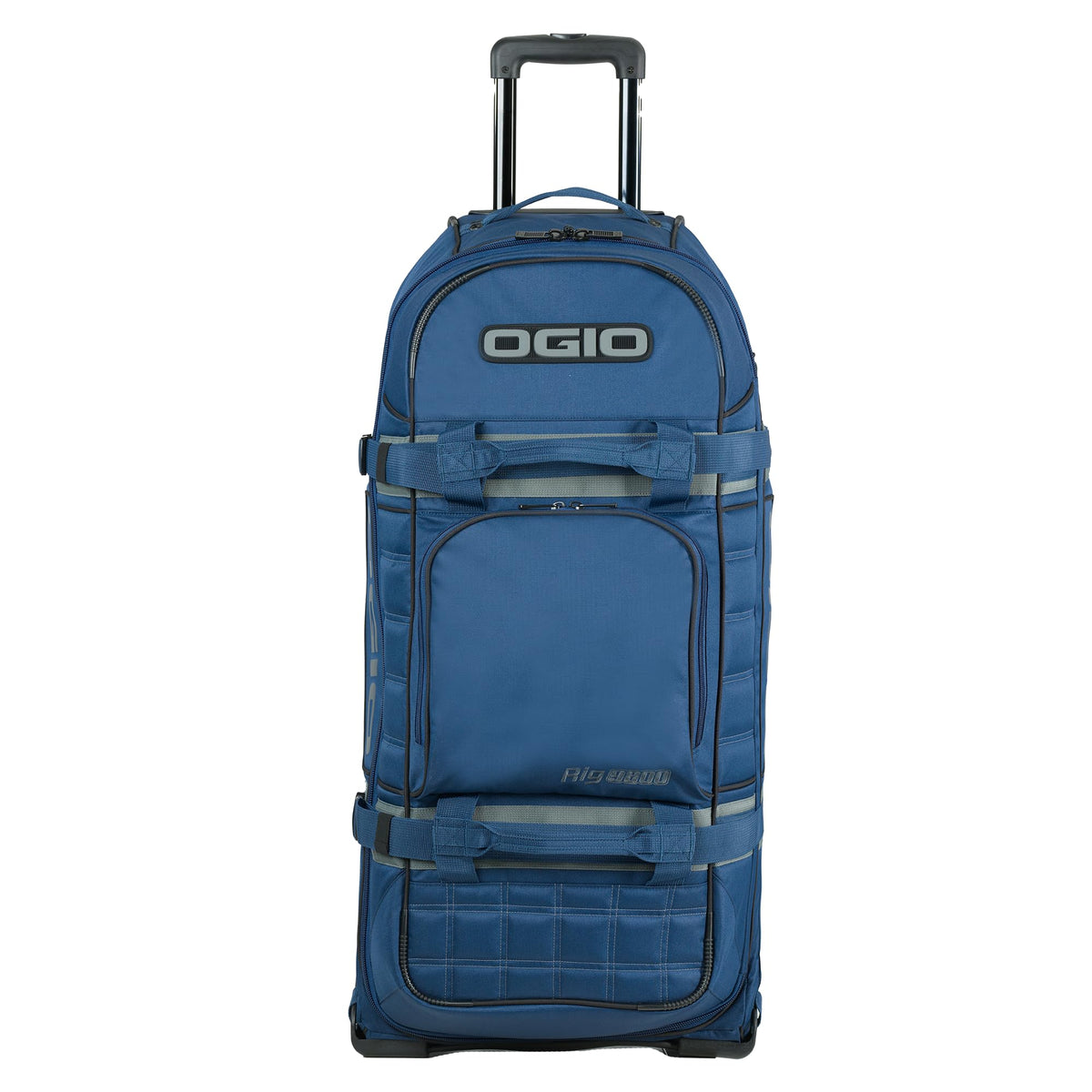 RIG9800 Pro Wheeled Gear Bag Blue Gray by OGIO – 42.5" H x 16" W x 15.5" D, Nylon, Blue Gray, Model 801003.35