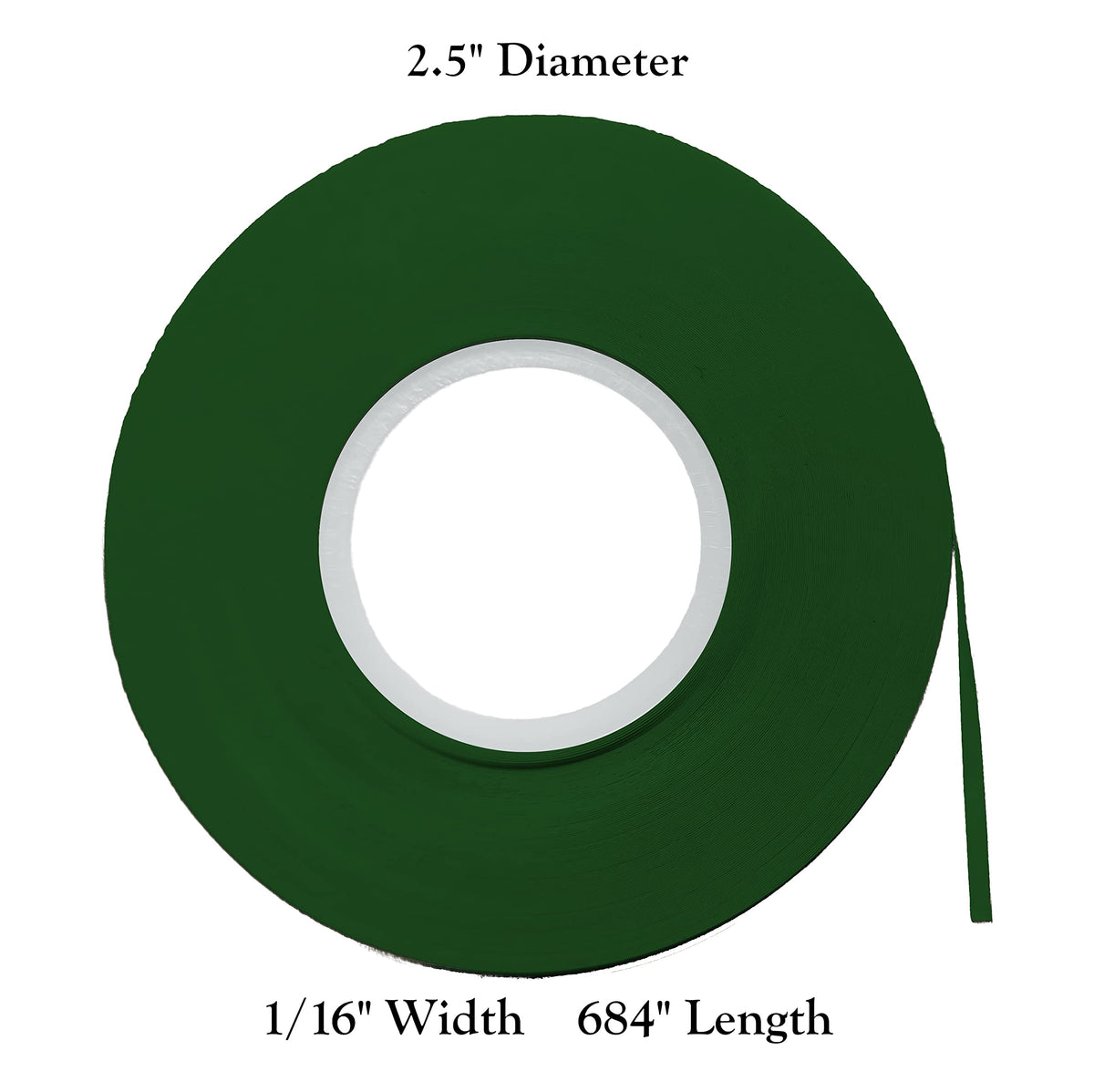MV Magna Visual Green / 1/16" Width / 1 Labeling Tapes