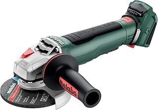metabo Cordless Angle Grinder WPB 18 LT BL 11-125 Quick - 18 V, Diameter 125 mm, 10,000 rpm - Brushless Motor, with Quick Release Nut, Brake - Compact & Powerful for Separating, Grinding
