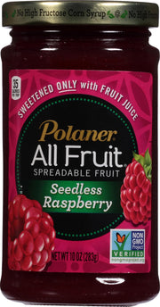 All Fruit Spreadable Fruit by Polaner – 10 Ounce, Seedless Raspberry, Model 001728