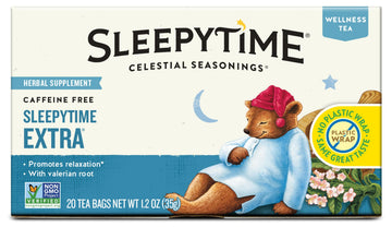 Sleepytime Extra Herbal Tea by Celestial Seasonings – 20 Count (Pack of 1), Multi, Model CELSLEZJK