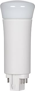 Satco S29859 9-Watt PL LED Light Bulb, G24q Base, 4-Pin Vertical, 3500K