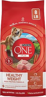 Purina ONE Plus Healthy Weight Dry Dog Food, Real Turkey, 8 lb Bag